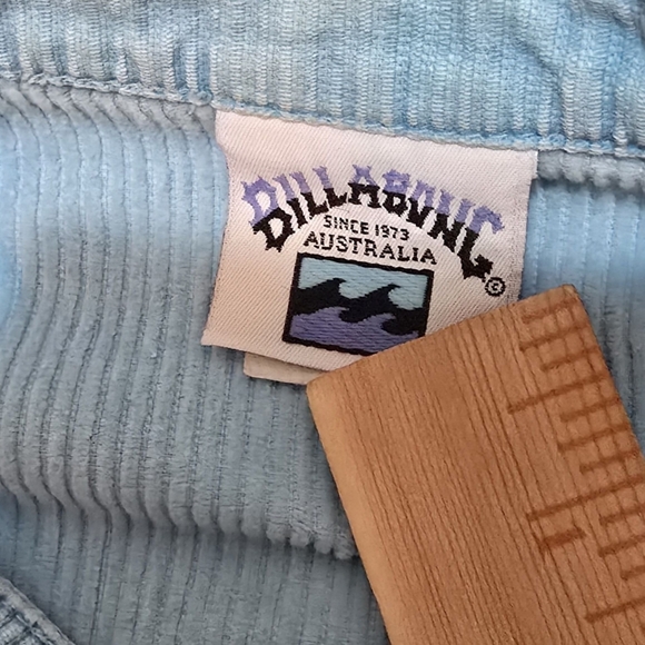 VINTAGE Billabong Jacket Mens Large Two Tone Blue Surf Skate 90s Corduroy - Picture 7 of 10